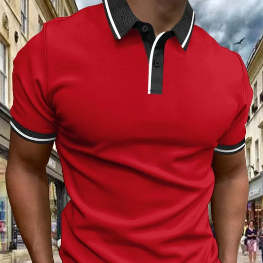 Men's Short-sleeved Polo Shirt
